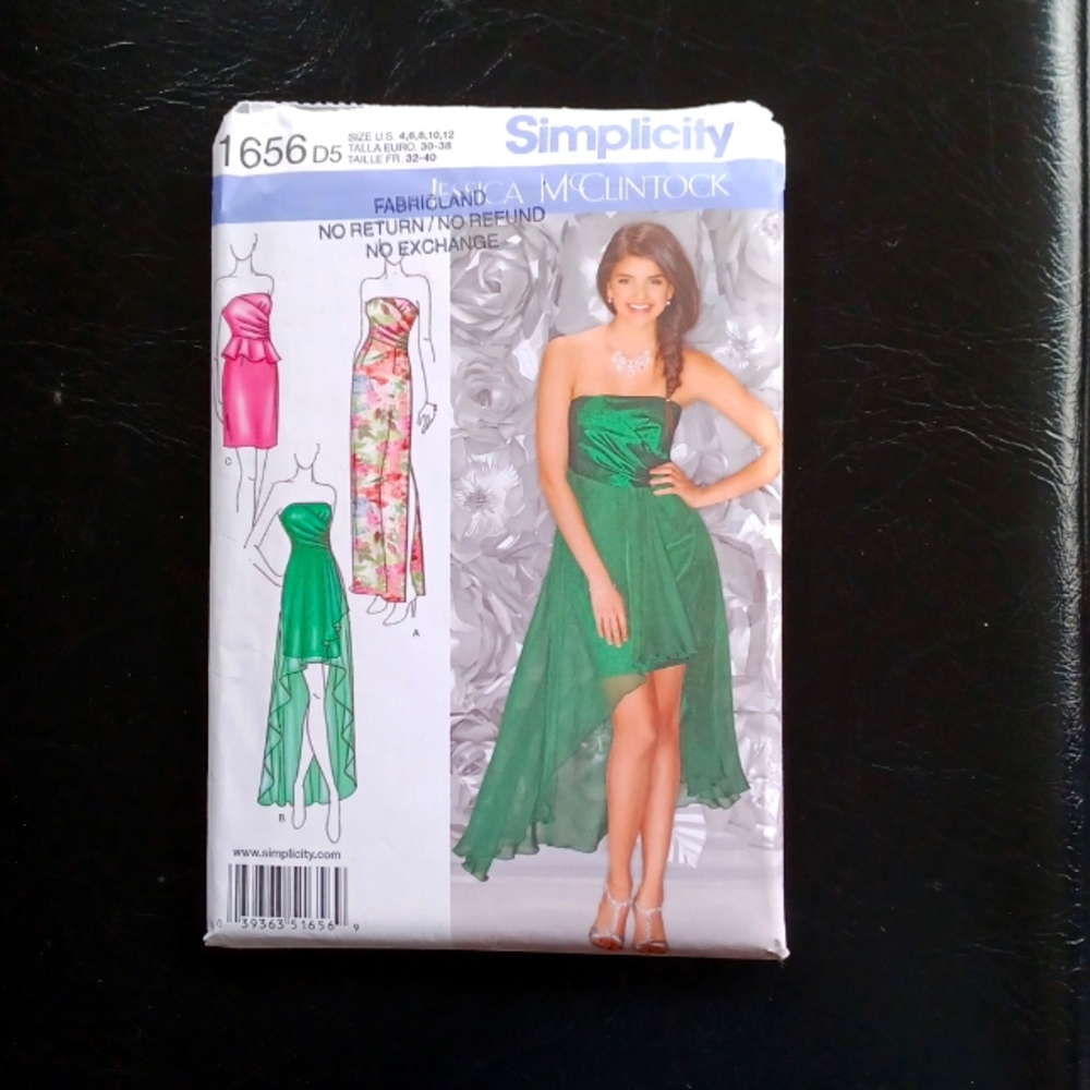 Simplicity Jessica McClintock Dress Sewing Pattern NEW SALE 3/$25